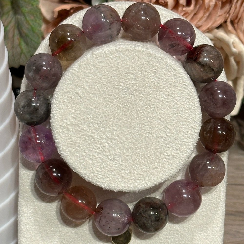 Super 7 Bracelet 13mm Size 6.75 - Picture 2 of 5